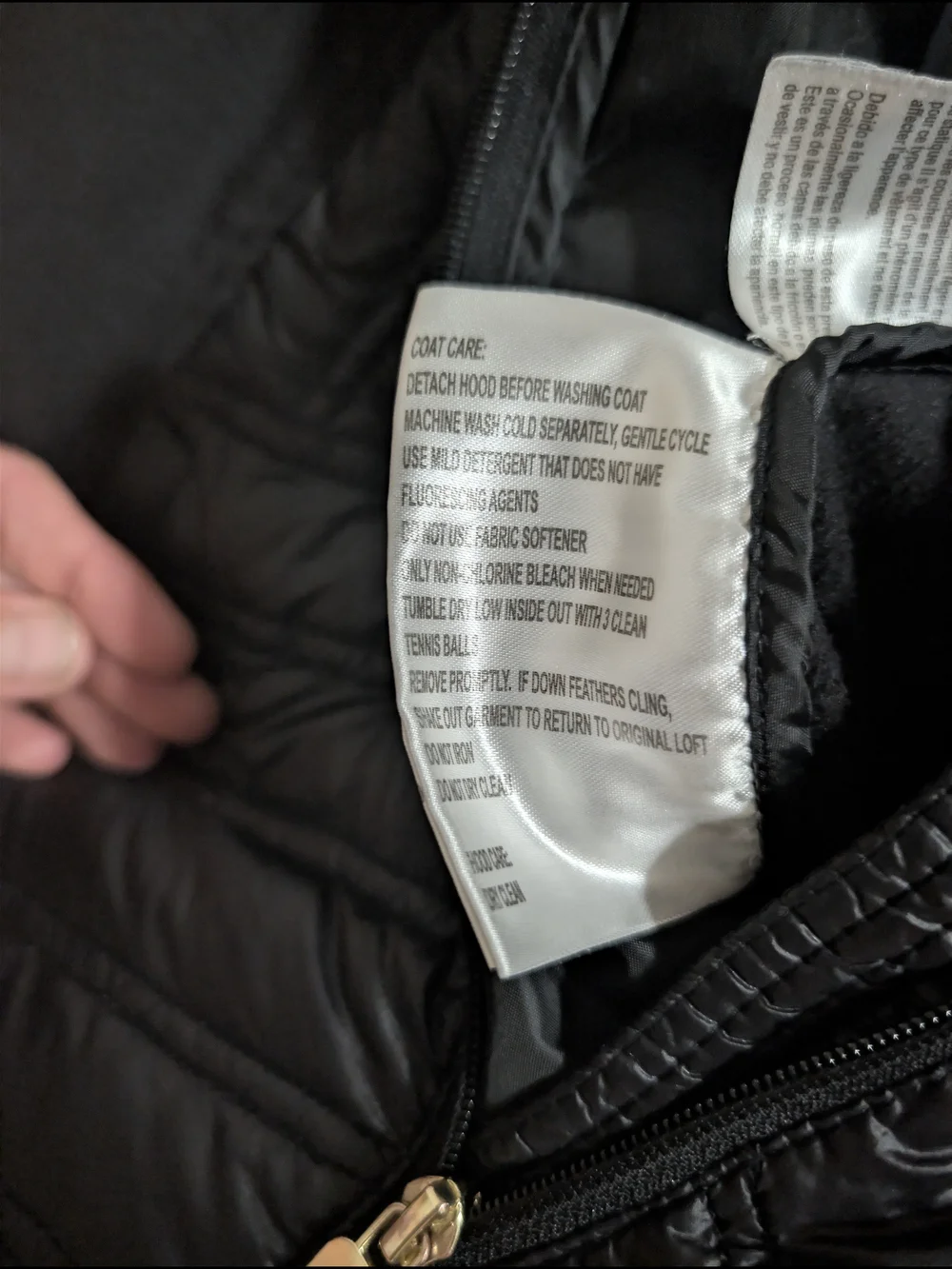Michael Kors Black Quilted Faux-Fur Hooded Vest